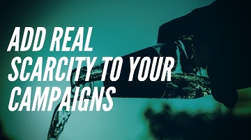 Infusionsoft - Scarcity Triggers Tool