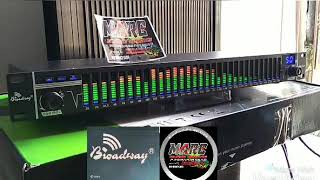 how use and adjust the very first digital equalizer from Broadway.... - YouTube