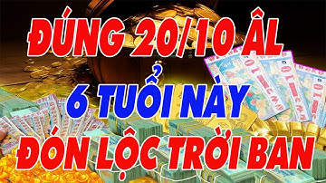 Lộ Diện 6 Con Giáp May Mắn , Dễ Trúng Đậm , Tiền Từ Trên Trời Ào Ào Đổ Xuống Đúng Ngày 20/10 Âm Lịch