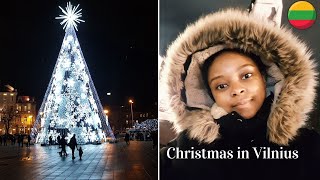 Vilnius Vlog: What streets look like this Christmas 2021.