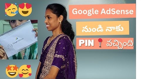 Google AdSense Nundi naku pin vacchindhi 😍🥰 || for youtube || address verification || By PNJ VLOGS 