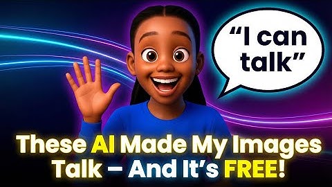 Want your photos to talk for free?Try these free Ai tools 