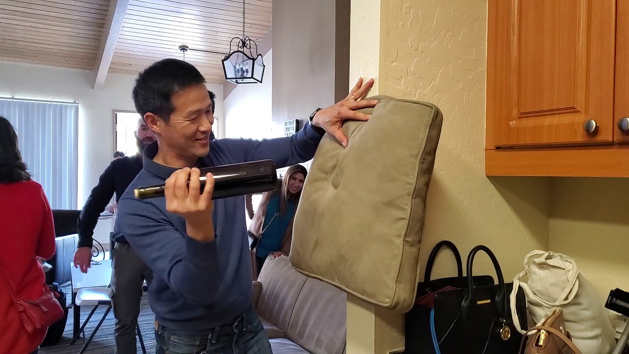 How to Open Wine Bottle without an opener YouTube