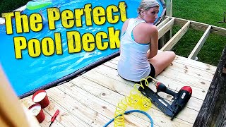 Building our Little Pool Deck