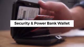 InnovaGoods Gadget Tech Security & Power Bank Wallet