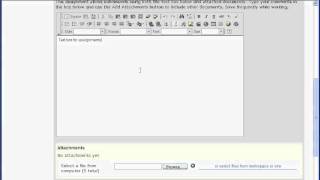 UCMCrops Assignment tool  (How to submit course assignments)