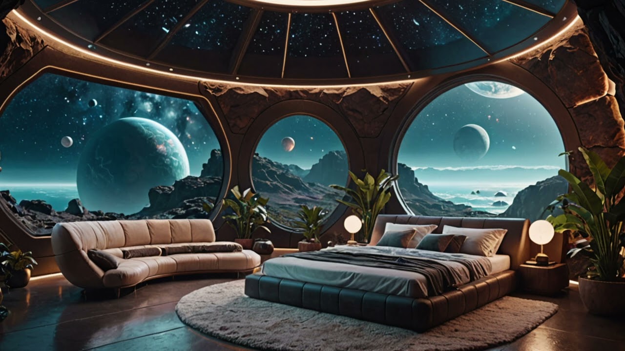 Cosmic Zen Temple | 12 HOURS | Meditative Ambient Music for Deep Relaxation & Astral Journey