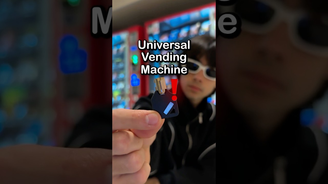 this key opens ANY vending machine... 🔑🤫