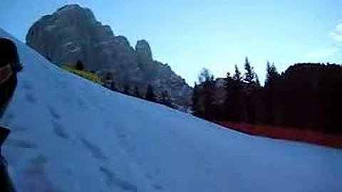 ski downhill jump - "kamelbuckel" Grden Abfahrt  2...