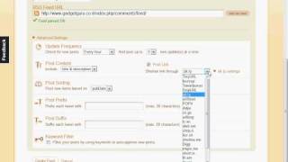 Guide : How TO  -  Feed your blog or any atom rss to twitter