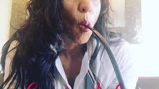Queen smoking her churchwarden and making you a believer
