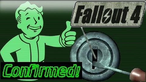 How To Fallout 4 Lock picking