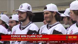 Hot Mic Interview: Cary Eades on Fargo Force winning the Clark Cup