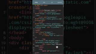 mobile pattern lock iOS coding with Harry coding for beginners#Educationknowledge#csshtml