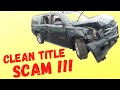 Does Clean title mean anything? Is Carfax reliable? Clean title scam nobody talks about...