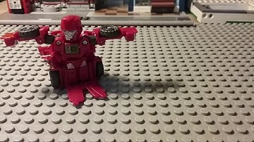 Transformers Botshots ! Ironhide Transform ! Stop motion made By Bumblebricks !!