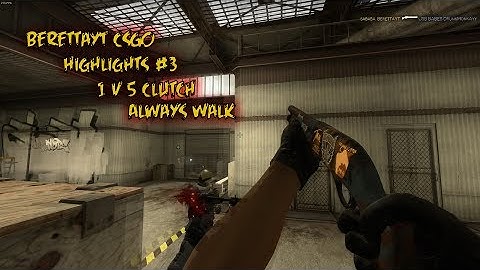 CSGO Highlights #3 (1 v 5 clutch Faceit)