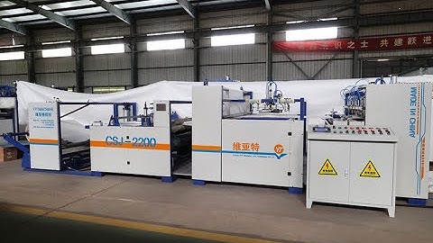 FIBC Jumbo Bag Panel Hemming Spout Cutting Machine