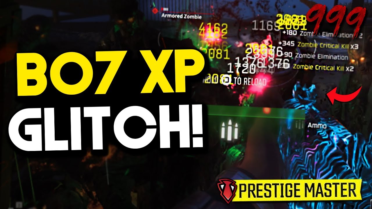 *NEW* BO7 GODMODE XP GLITCH! MAX RANK & CAMOS RIGHT NOW DO ASAP EASY BO7 ZOMBIES GLITCHES!