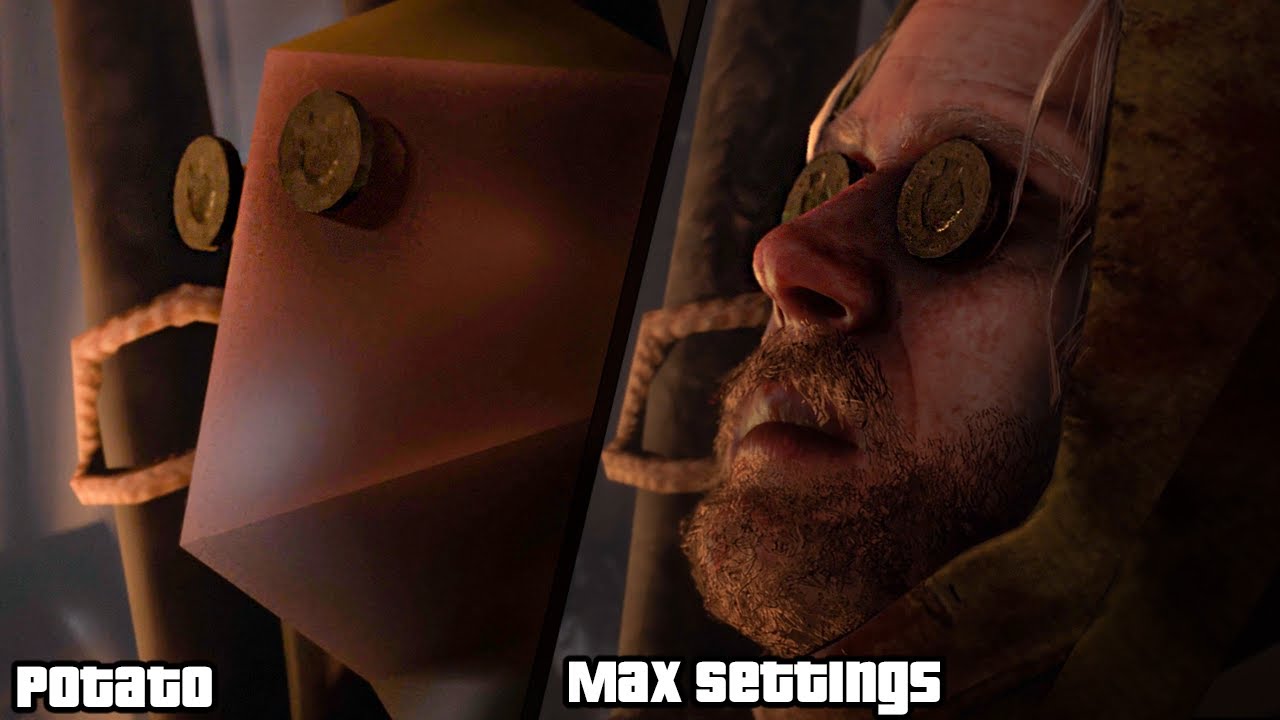 RDR2 - Davey's Death on Potato PC (Comparision) - YouTube