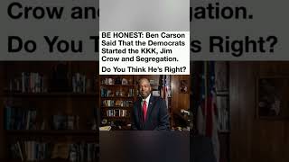 Ben Carson's claim sparks debate 🇺🇸🤔 #BenCarson #Politics #History #Democrats #News #Debate #Viral