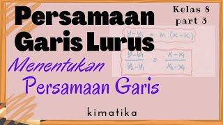 Persamaan Garis Lurus (3) | Menentukan Persamaan Garis