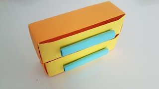كيفية صنع ادراج مكتب من الورق المقوى