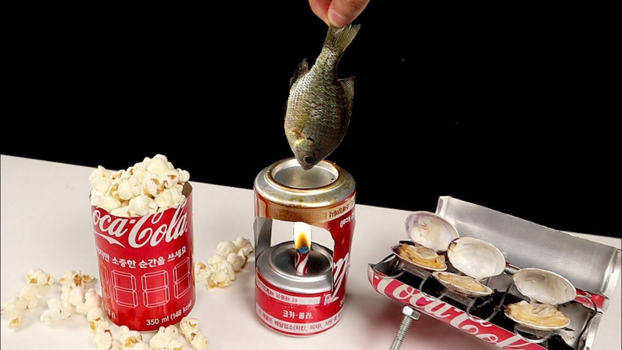 DIY Amazing Mini Cooking Utensils from Coca Cola Can at Home - YouTube