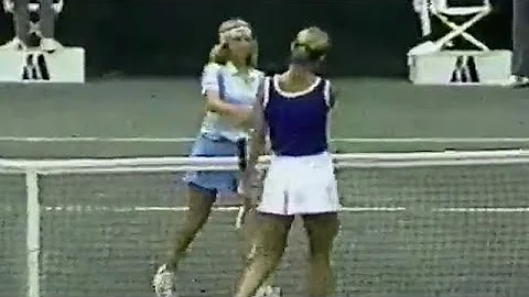 Chris Evert vs Andrea Jaeger 1982 Amelia Island Fi...