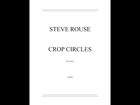 Crop Circles - Steve Rouse (piano solo)