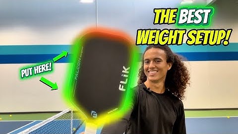 A FULL Guide On How To Weight And Customize a PickleBall Paddle In Under 5 MINUTES 