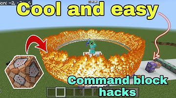 4 amazing minecraft command block hacks | command block tricks bedrock edition