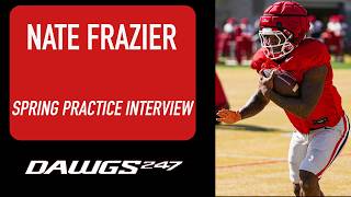Georgia RB Nate Frazier talks leadership on offense