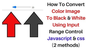 Convert Image to Black and White Grayscale front end web design