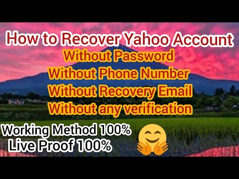 Yahoo mail old account recovery new trick 2022 | Recover your Yahoo account without any Verification