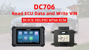 Using OBDSTAR DC706 to do Buick Delphi MT60 ECM Write VIN By Bench - obd2shop.co.uk