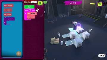 Rabbids Coding level 13 - 3 Stars