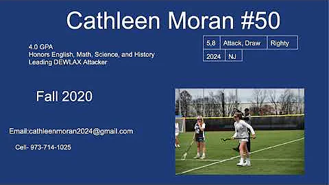 Cathleen Moran Fall 2020