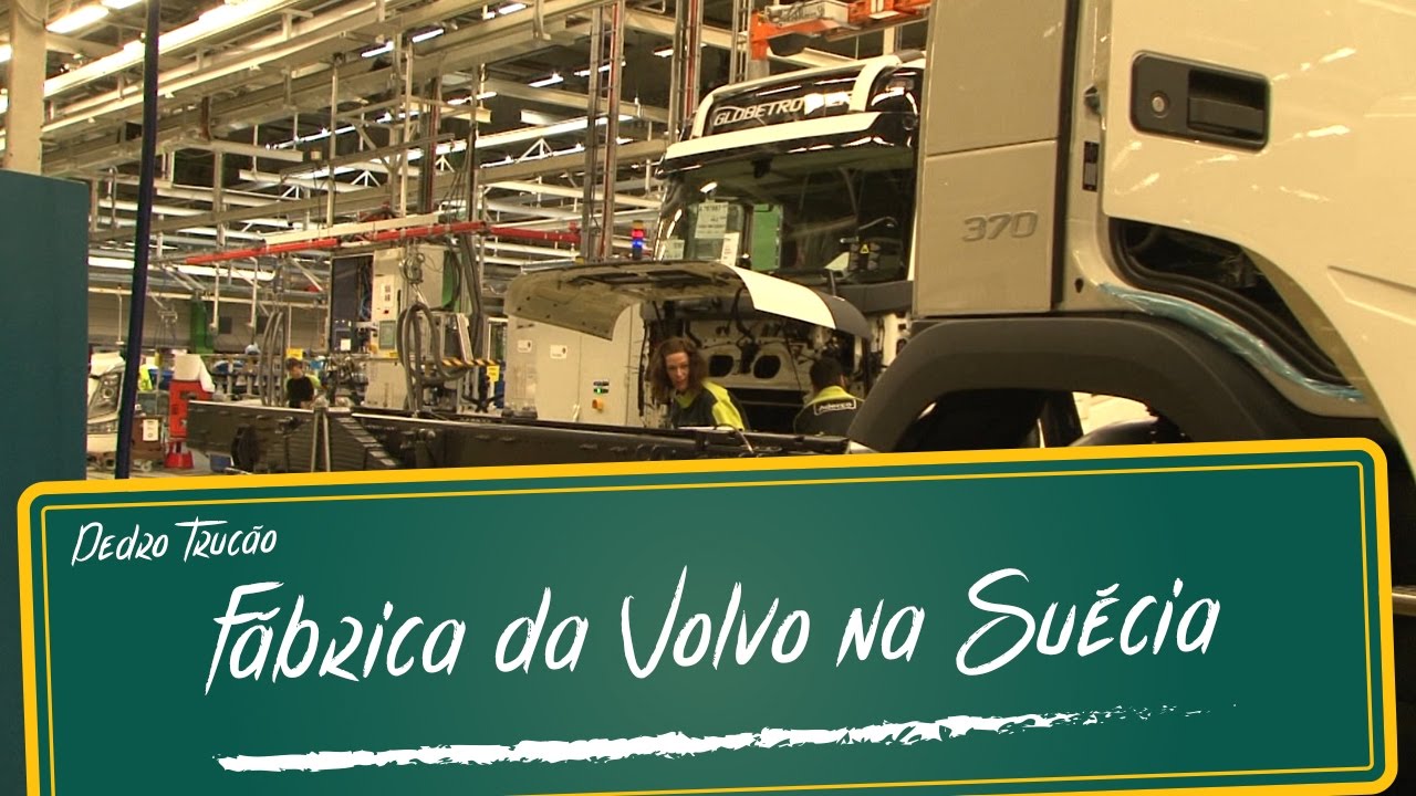 Fábrica da Volvo na Suécia
