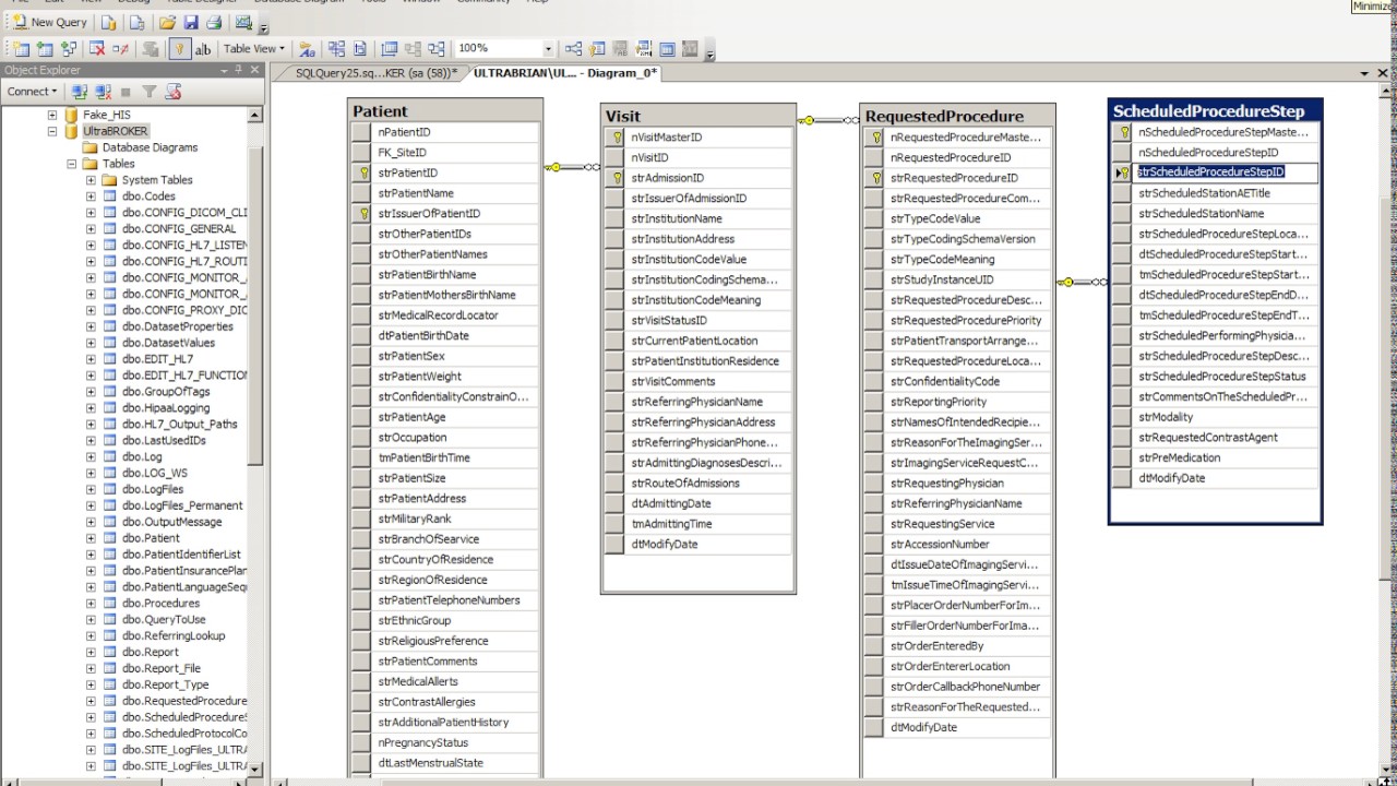 HL7 Mapping with UltraRAD Dictionary Tool