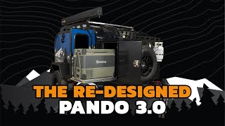 Introducing the re-designed Off Grid Trailers Pando 3.0 Off-Road Overland Teardrop Camping Trailer.