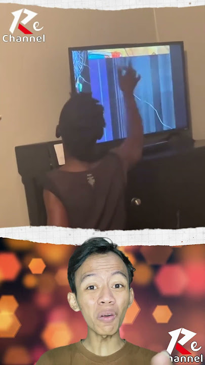 saat nonton tv harus memukul mukul lcd karena sudah rusak #youtubeshorts