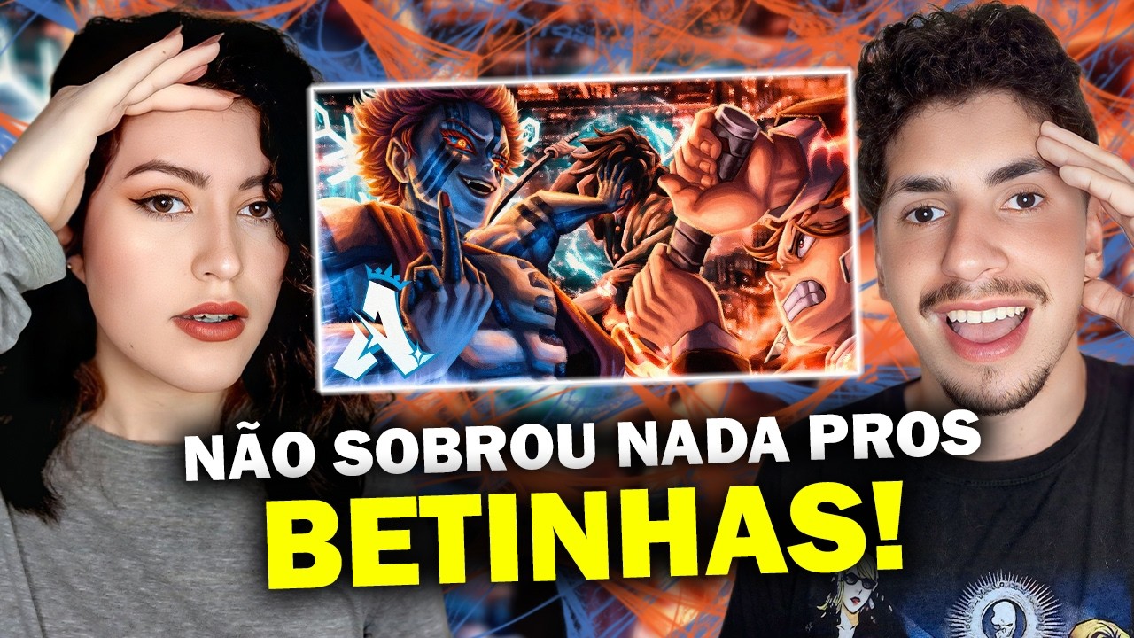 REACT Akaza vs Tanjiro e Tomioka (Demon Slayer) | SOCANDO NESSES BETINHAS 😈 👊 | Ashur4