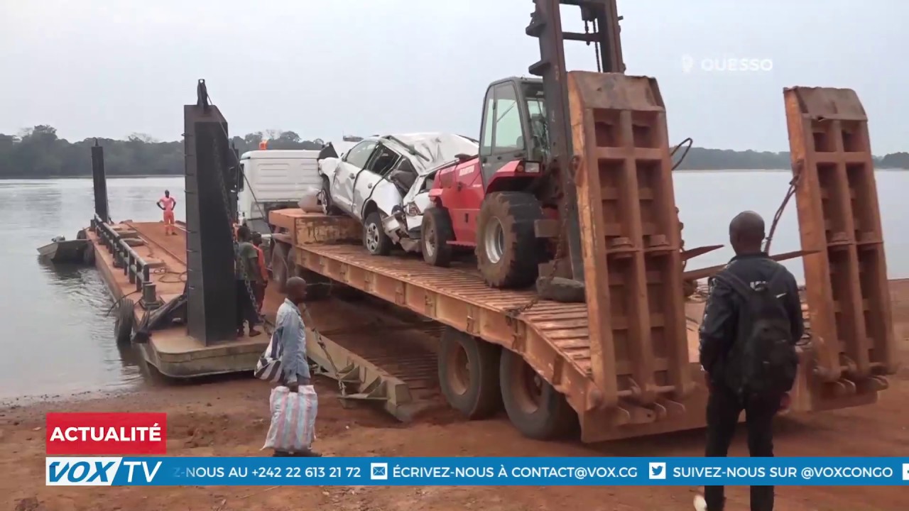 Traversée de la Sangha par le bac