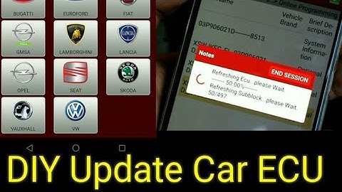 How to update car ECU using Launch Xdiag Pro 3