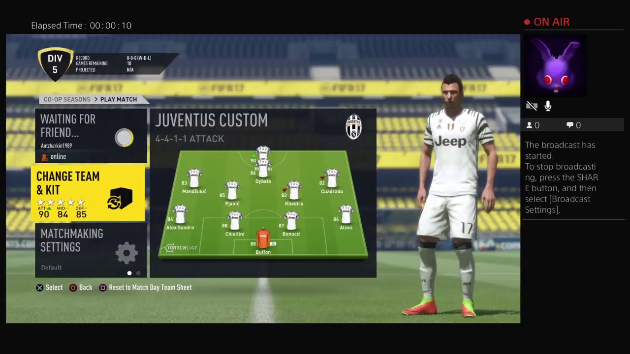 Live PS4-uitzending van xkillah_Bunny