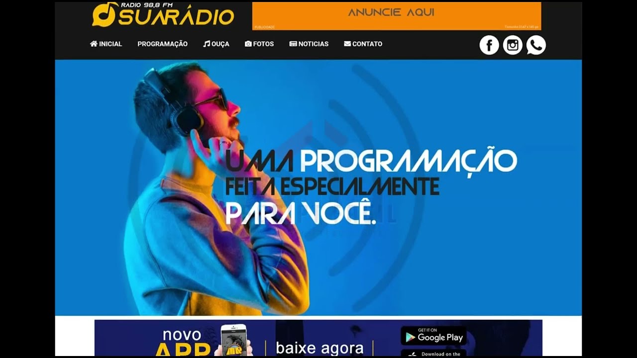 Site, Sistema, Script Rádio Online WebRádio em Php