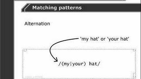 Perl Tutorials -Part 61- Alternation
