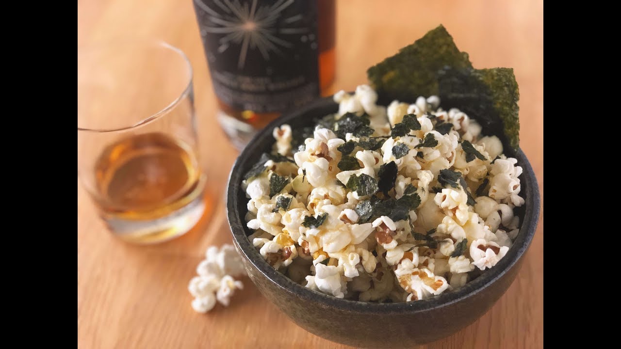 Honey Butter Popcorn (with Seaweed Crisps) Recipe YouTube