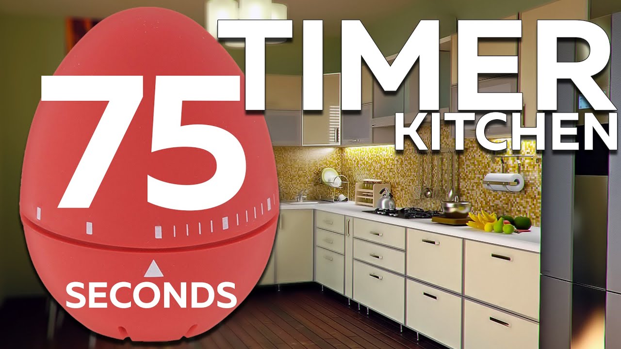 75 seconds Cooking timer | 1min 15sec Egg TIMER - YouTube